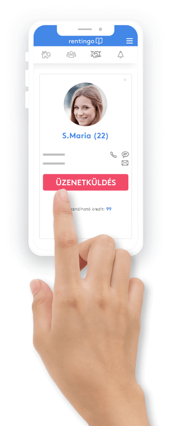 phone with hand